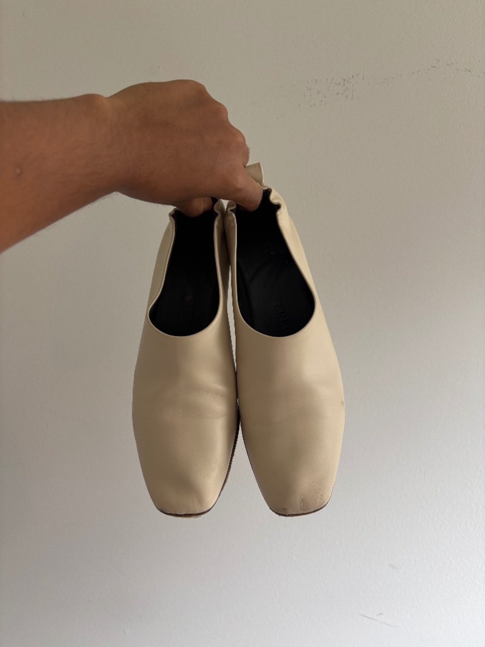 Gray Matters Micol Pump Cream & Olive Size 38.5 (Fits like a US 7.5)